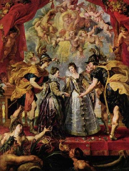 Peter Paul Rubens Austausch der Prinzessinnen oil painting picture